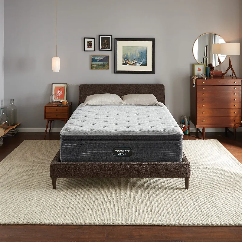 Innerspring mattresses with coil counts for supportBeautyrest Silver Kenosha Place 4 Plush Pillow Top 14.75" Mattress