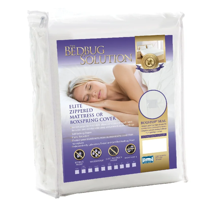 Gel - infused memory foam mattresses for cooler sleepBedBug Solution™ Elite Zippered Mattress Encasement