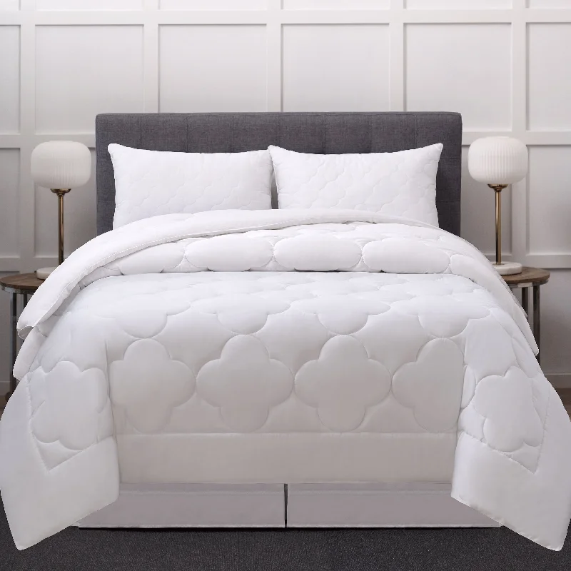 Wool - filled comforters with natural moisture - wicking and temperature - regulating featuresBillowy Clouds Comforter