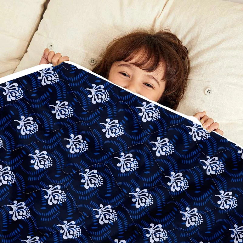 Queen - size comforters for standard queen - sized mattressesIris Floral AC Quilt Comforter for Kids