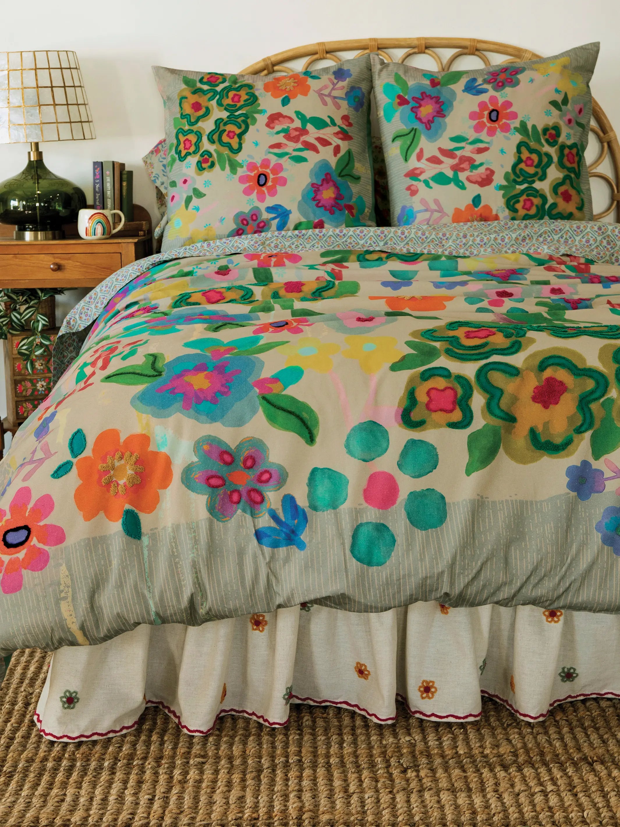 Silk duvet covers for a smooth and elegant touchCatalina Cotton Duvet Cover - Floral Garden