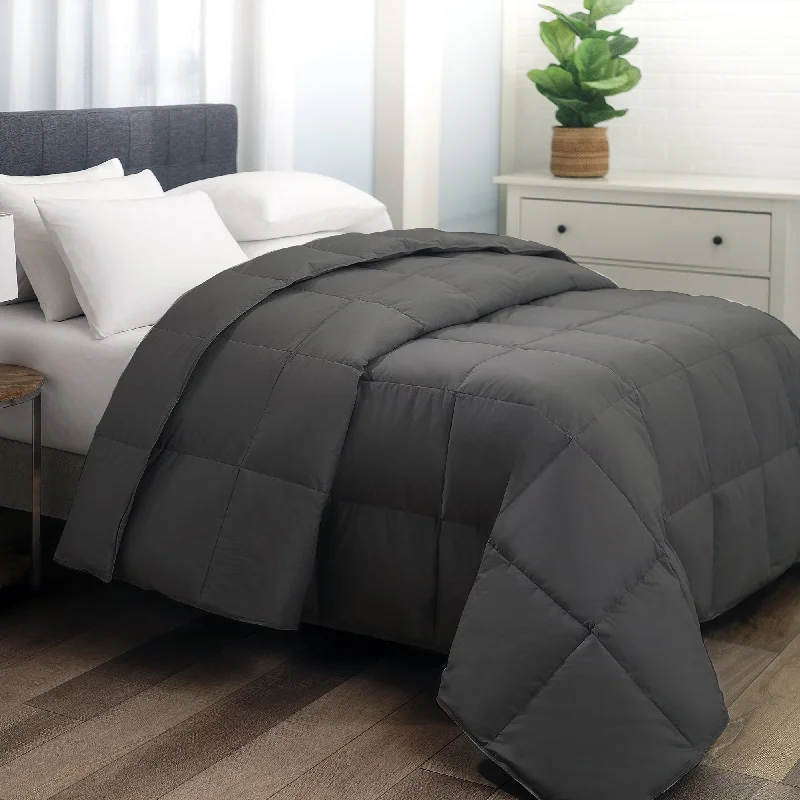 Bamboo - fiber - filled comforters with antibacterial and breathable qualitiesCharcoComforter