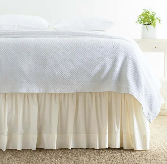 Bed skirts for beds with a non - standard frameClassic Hemstitch Bedskirt - Final Sale 40% off in cart