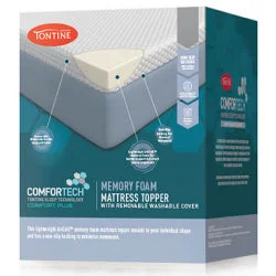 Natural latex and organic cotton blend mattressesComfortech Aircell Memory Foam Mattress Topper 2 PACK