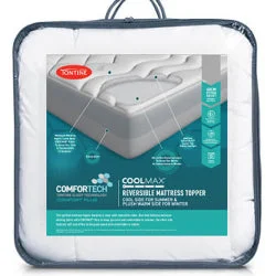 Latex mattresses with natural bounce and breathabilityComfortech Reversible Mattress Topper 3 PACK