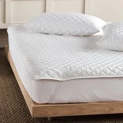 Queen - size mattresses for couples and standard bedroomsComfy White Mattress Protector