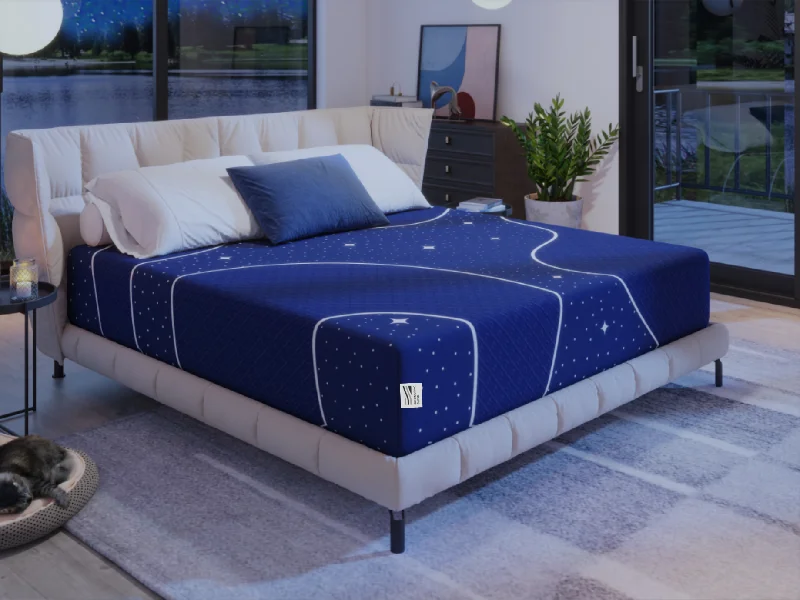 Queen - size mattresses for couples and standard bedroomsCONTOURING CURVE Starry Hybrid Mattress