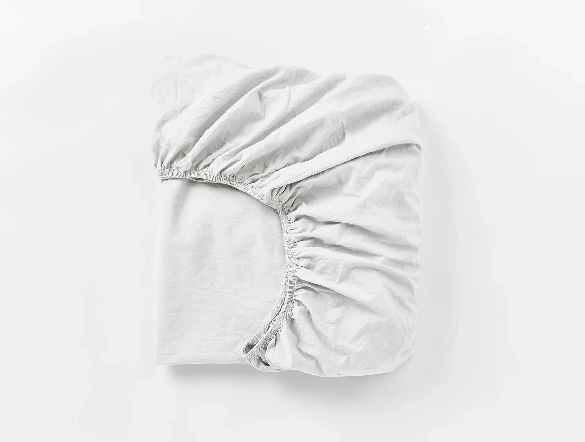 Ombre - colored duvet covers with a gradient effect for a trendy and unique styleOrganic Crinkled Percale Fitted Sheet