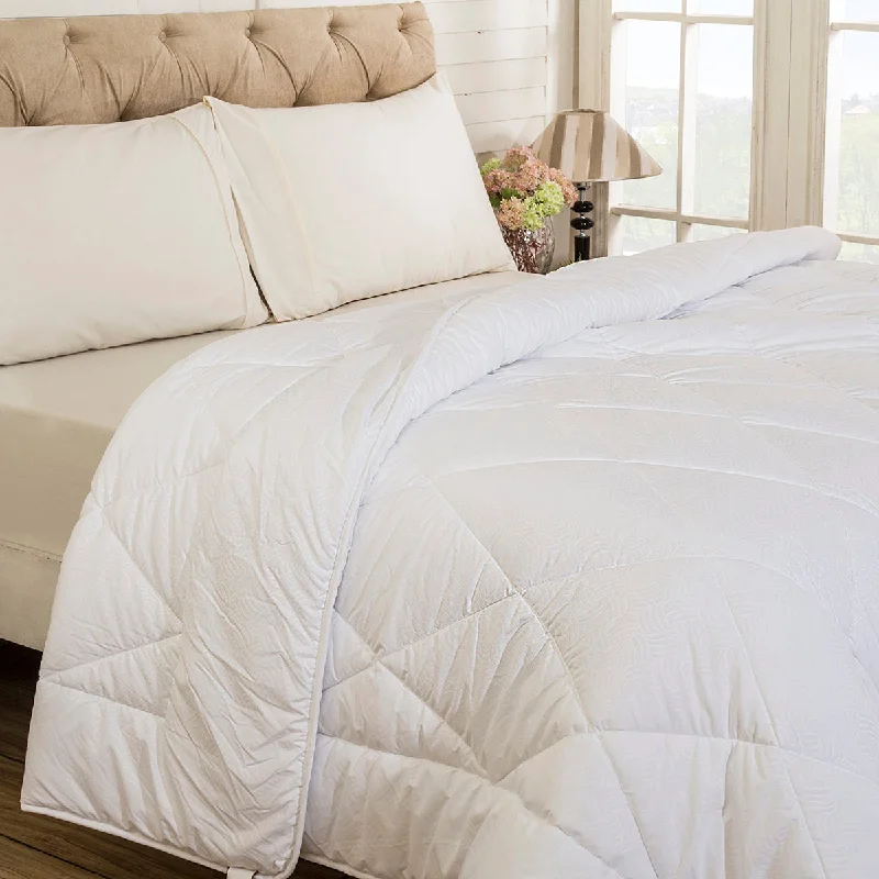 Flannel duvet covers for warmth in cold weatherDiona Embossed Fabric Winter Light Weight Super Soft & Plush Duvet Insert/Quilt