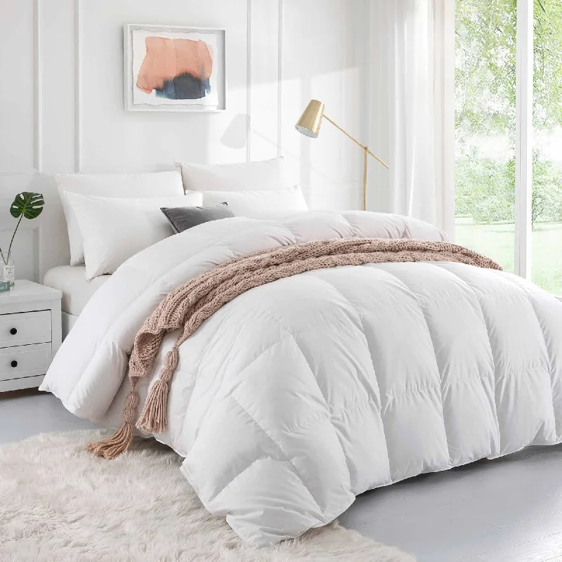 Duvet covers that work well with memory - foam mattresses for added comfortFour Seasons White duvet medium hard filling 135x220