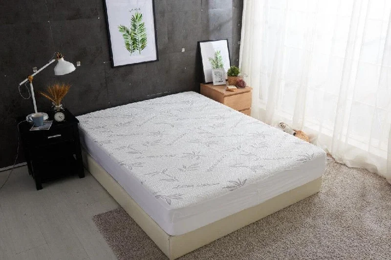 Hybrid mattresses combining foam and innerspring technologyElegant Comfort Rayon Derived from Bamboo Mattress Protector, Fits Mattresses up to 16"