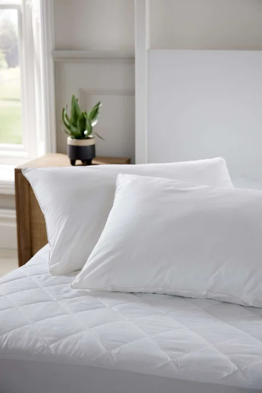 Minimalist - style duvet covers with clean lines and simple designsChristy Pillow Pair White