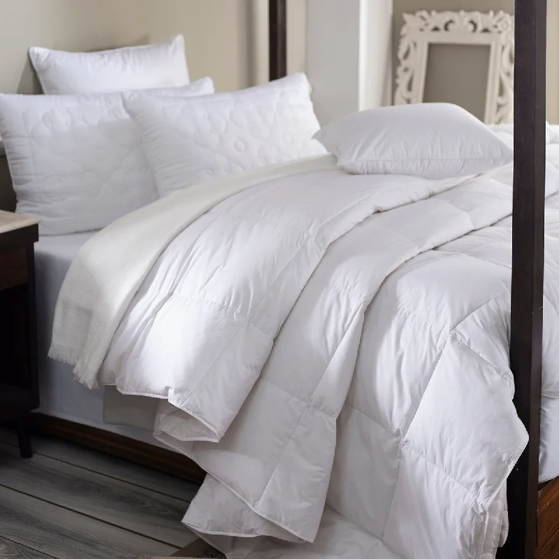 Wrinkle - resistant duvet covers for a neat and tidy lookEssentials Bristle Light Weight Down Duvet White