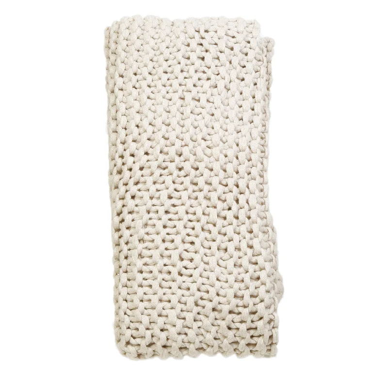 Microfiber blankets that are durable and easy to care forFinn Throw by Pom Pom at Home, Antique White