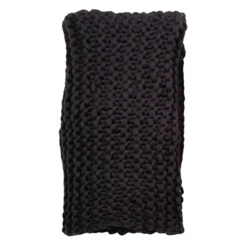 Alpaca wool blankets for a hypoallergenic and warm optionFinn Throw by Pom Pom at Home, Midnight