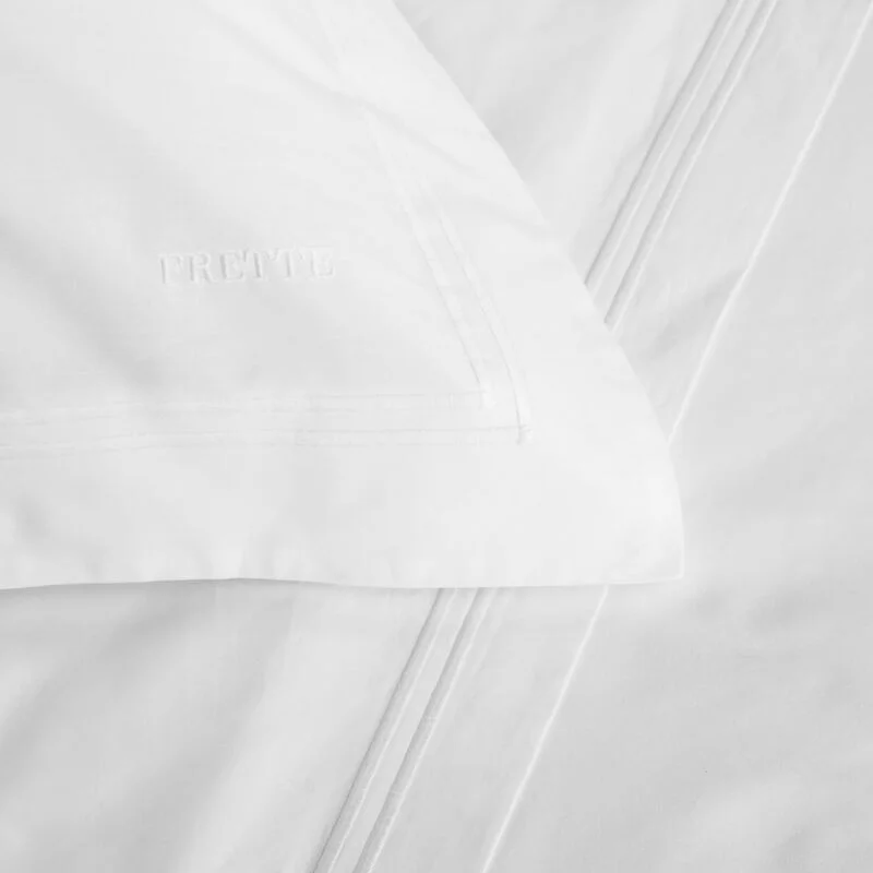 Minimalist - style duvet covers with clean lines and simple designsFrette | Hotel Classic White Queen Duvet Cover