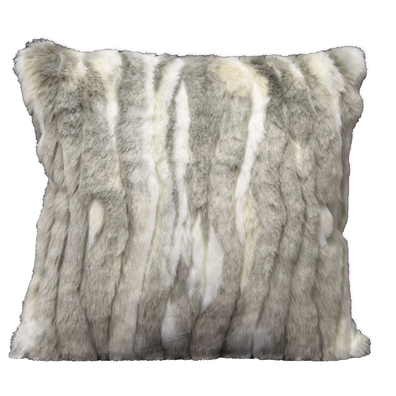 Bed skirts for beds with a round frameGranite Fur Pillow