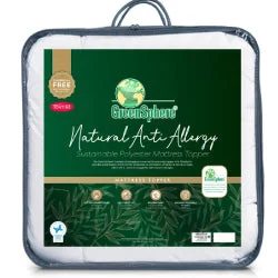 Innerspring mattresses with coil counts for supportGreenSphere Natural Anti Allergy Mattress Topper 2 PACK