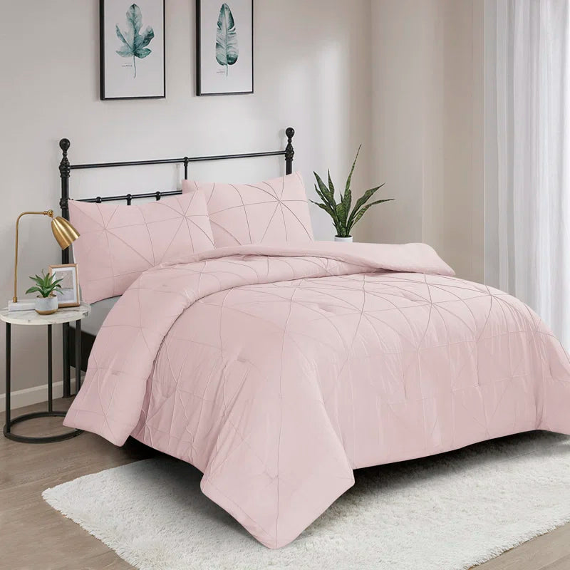 Duck down comforters with a softer feel and good warmth retentionHartford Comforter - Blush