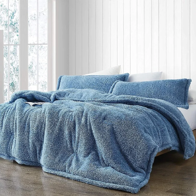 Duck down comforters with a softer feel and good warmth retentionHollywood - Coma Inducer® Oversized Comforter Set - Faded Denim