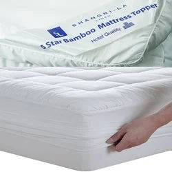 King - size mattresses for spacious master bedroomsHotel Quality Cooling 5 Star Bamboo Mattress Topper