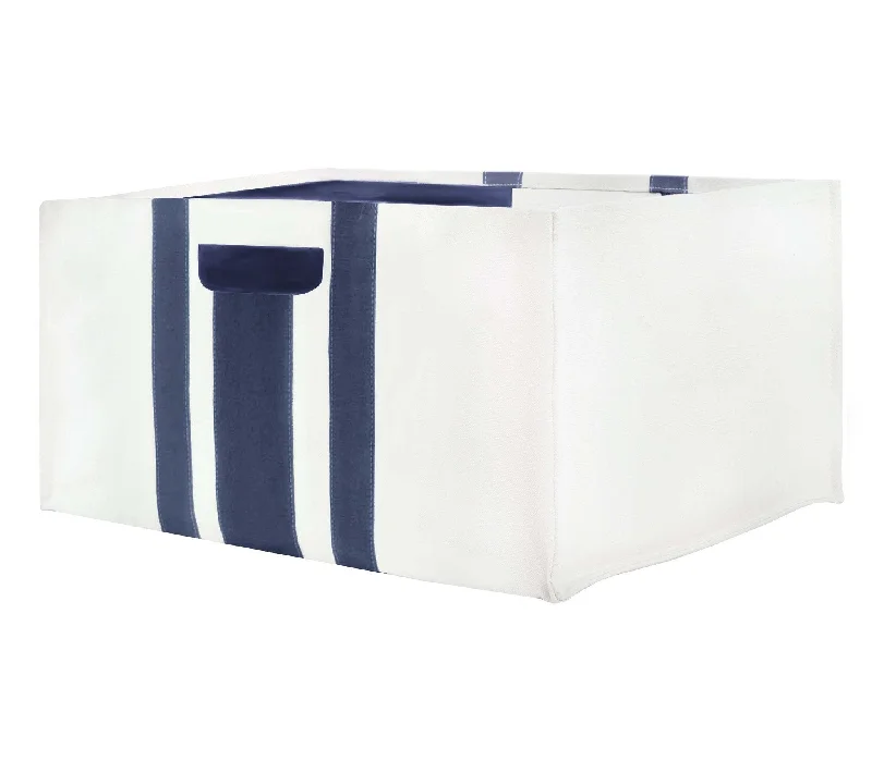 Bed skirts for beds with a decorative - carved frameCubby Bin Navy - Large