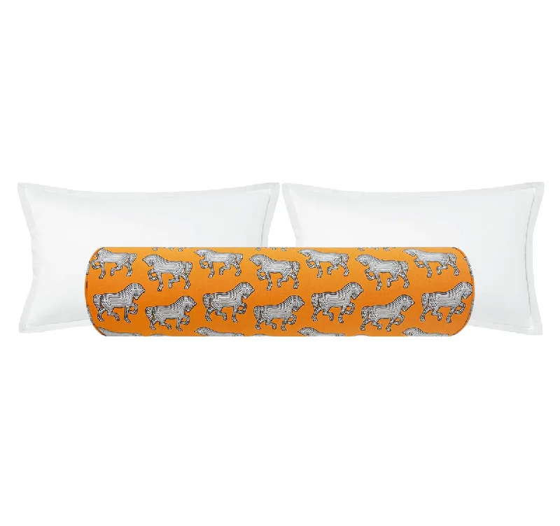 Bolsters for Gaming Chairs to Improve Comfort During Long SessionsTHE BOLSTER :: FAUBOURG // ORANGE | SCHUMACHER