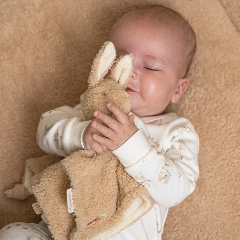 Microfiber - filled comforters that are lightweight and easy to care forLittle Dutch Cuddle Cloth Baby Bunny Comforter