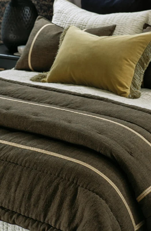 Synthetic - filled comforters like polyester for affordability and hypoallergenic propertiesluchesi bronze comforter