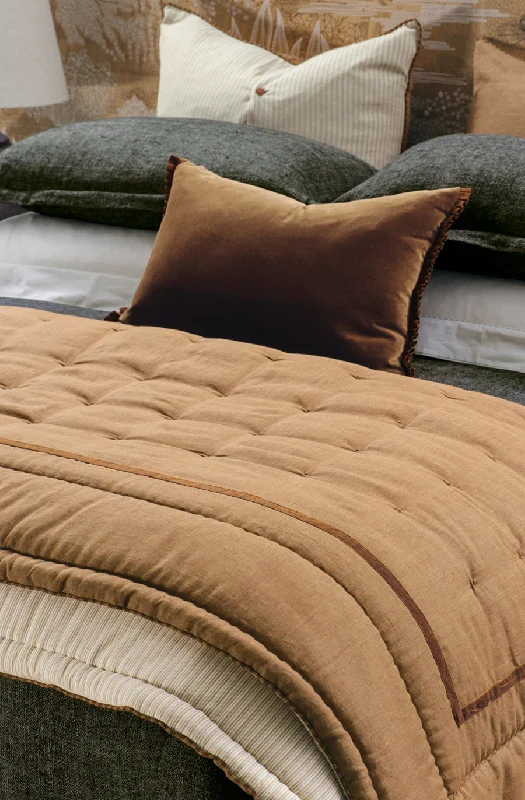 Wool - filled comforters with natural moisture - wicking and temperature - regulating featuresLuchesi Sepia Comforter