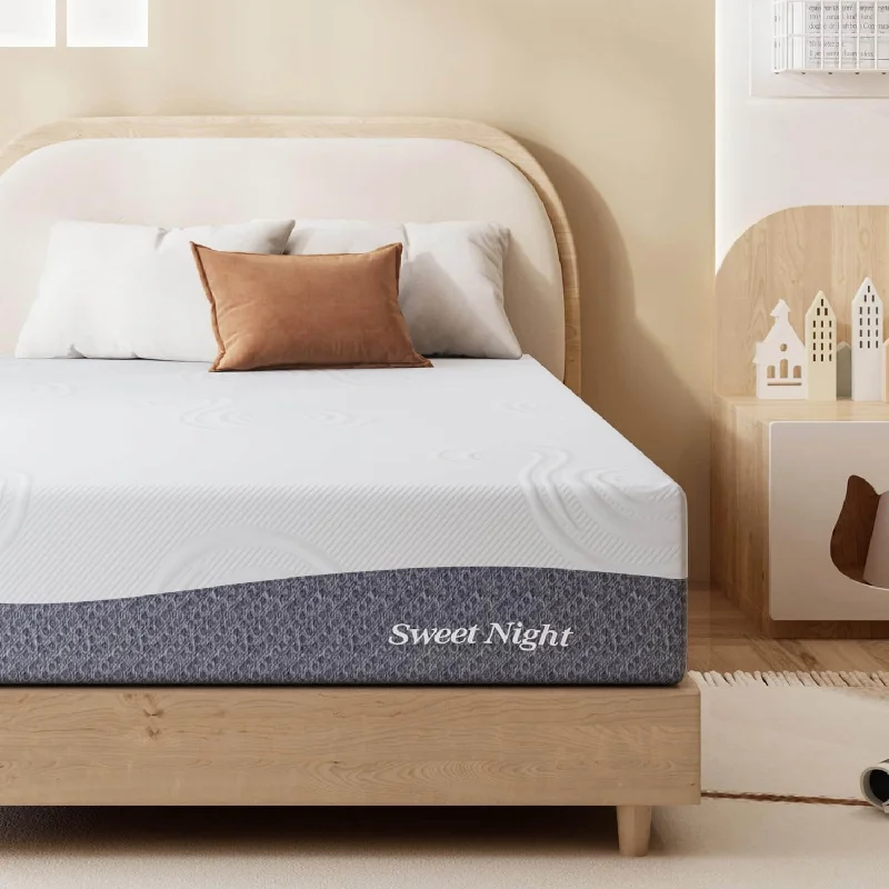 Hybrid mattresses combining foam and innerspring technologyLuna Memory Foam Mattress