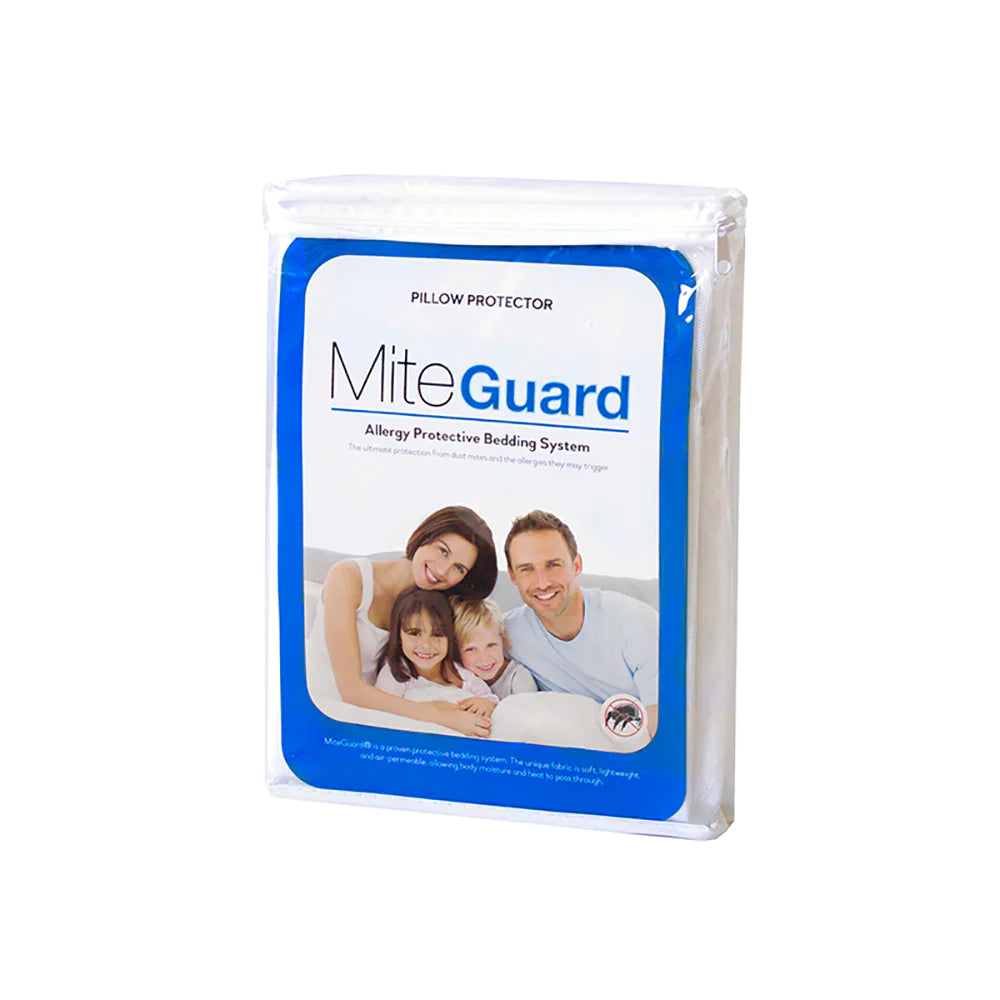 Natural latex and organic cotton blend mattressesMite Guard Pillow Protector Range by Bambury