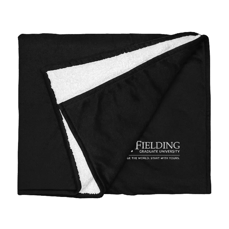 Queen - size blankets for standard - sized bedsPremium Sherpa Blanket | Embroidered Fielding Logo