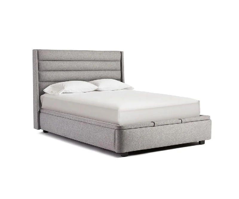 Polyester - foam mattresses for budget - friendly optionsReed Upholstered Storage Bed