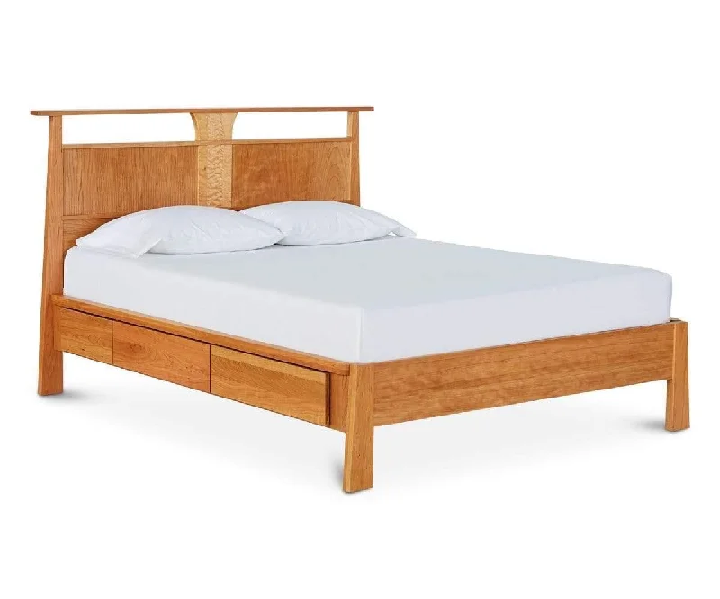 Latex mattresses with natural bounce and breathabilityWood Castle Reflections Storage Bed