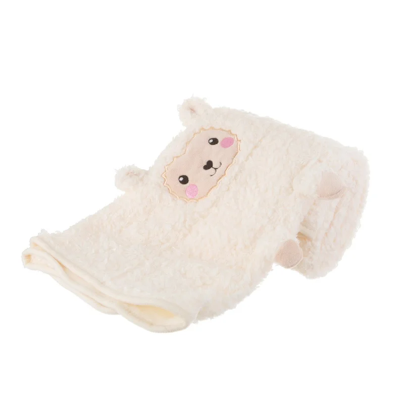 Silk blankets with a smooth and elegant touchRJB Stone Little Llama Soft Fleece Baby Blanket