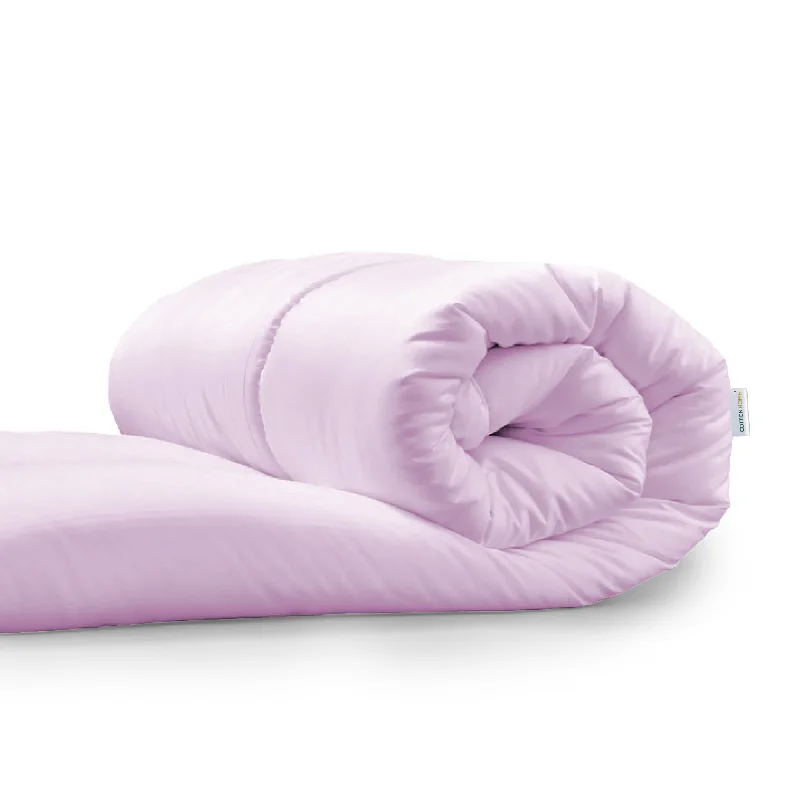 Down - filled comforters for supreme warmth and lightnessPremium Pink All Season High quality Super Soft Comforter 1 Piece