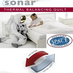 Gel - infused memory foam mattresses for cooler sleepSonar Outlast Thermal Protector