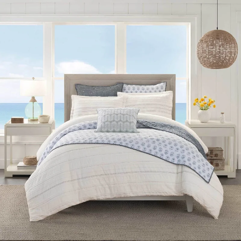 Synthetic - filled comforters like polyester for affordability and hypoallergenic propertiesSouthern Tide Oceanside Comforter Set