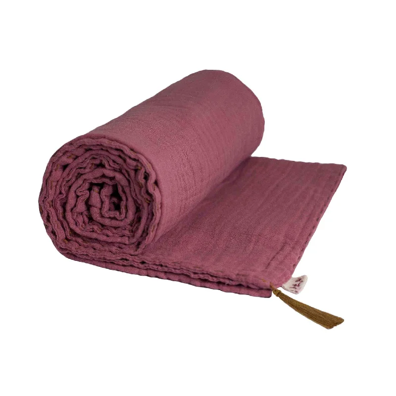 Silk blankets with a smooth and elegant touchNumero 74 Summer Blanket Baobab Rose