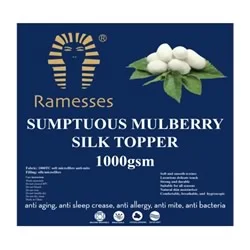 Polyester - foam mattresses for budget - friendly optionsSumptuous Mulberry Silk Blend Mattress Topper