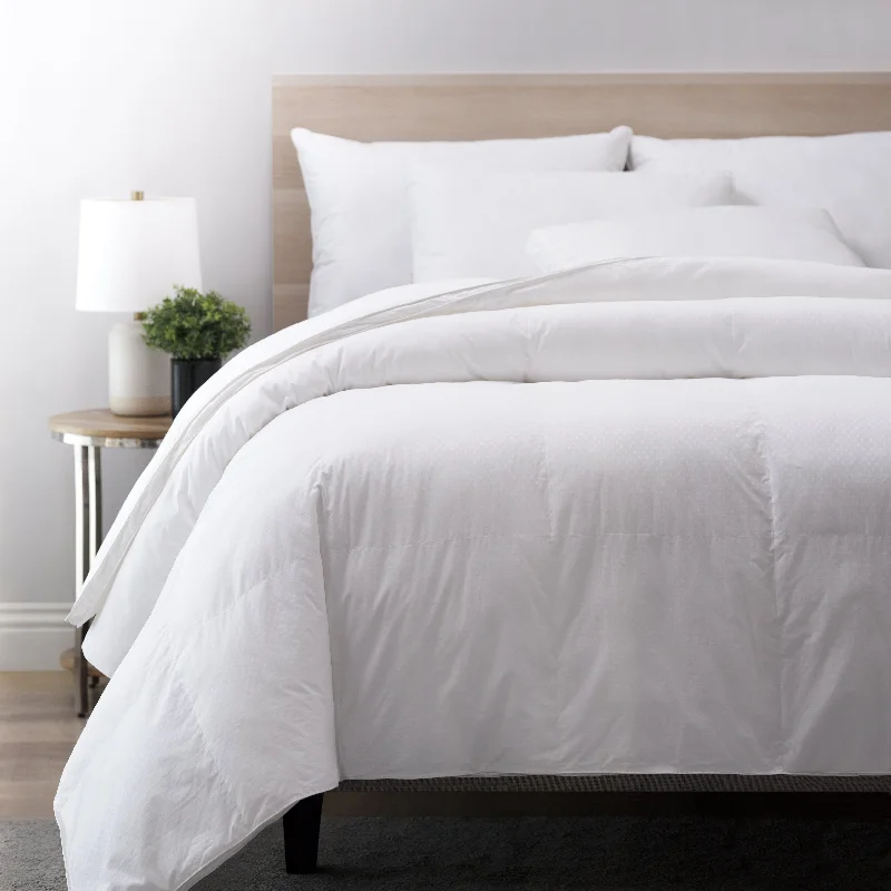 Goose down comforters known for their superior quality and insulationSuperior Queen Down Comforter- RDS Certified