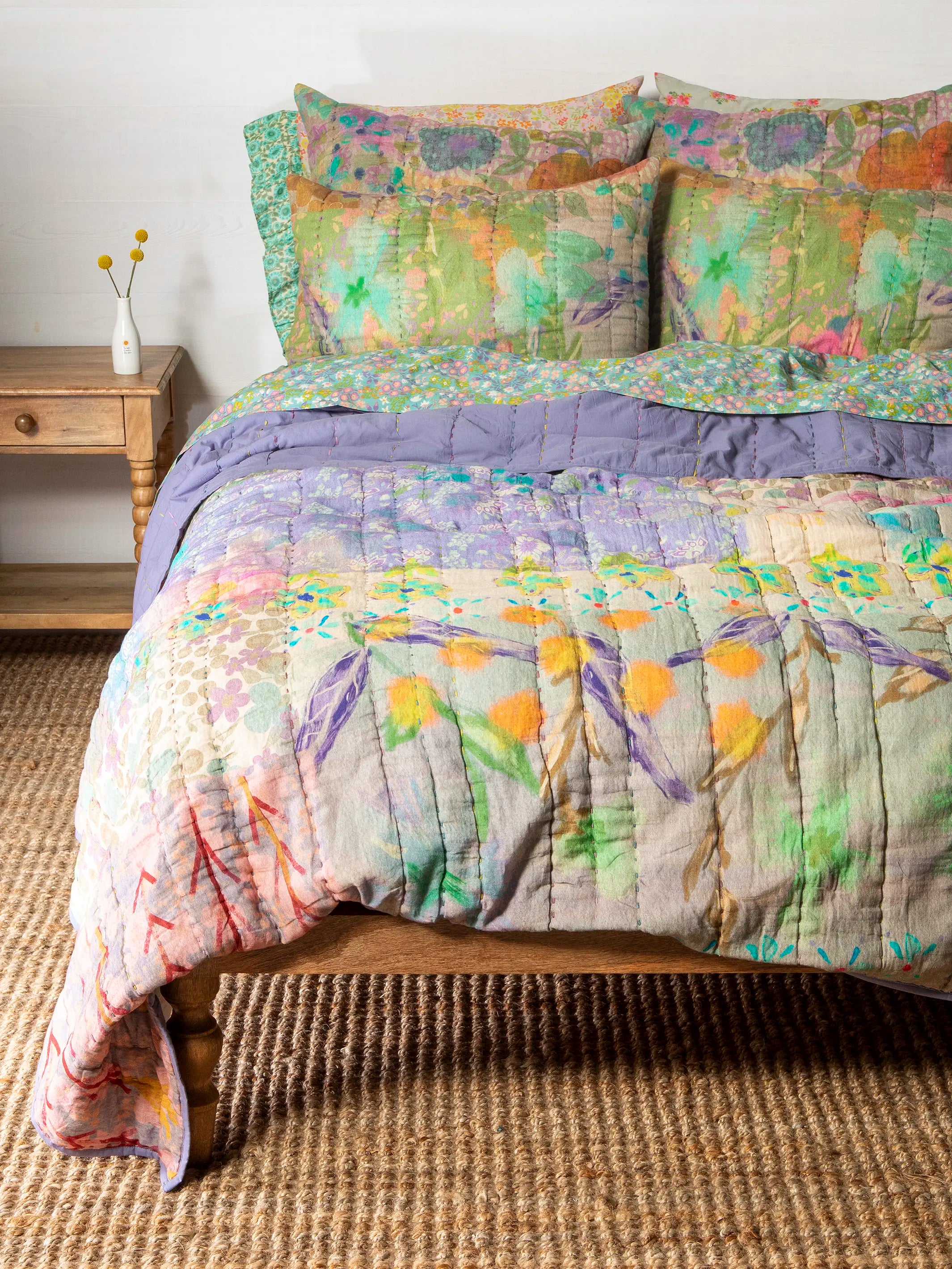 Wrinkle - resistant duvet covers for a neat and tidy lookSweet Dreams Reversible Gauze Quilt