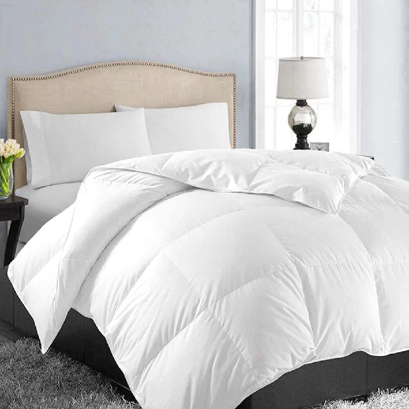 Down - filled comforters for supreme warmth and lightnessTahoe Medium Weight White Down 400 Thread Count Comforter (Level 2)