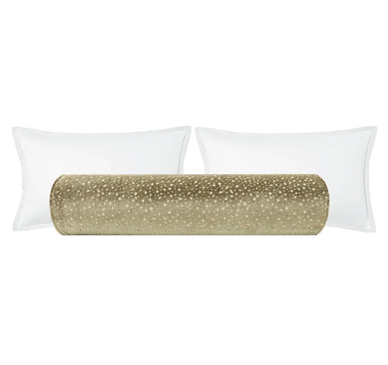 Bolsters for Acupuncture Sessions to Keep Patients ComfortableTHE BOLSTER :: ANTELOPE CUT VELVET // TAUPE