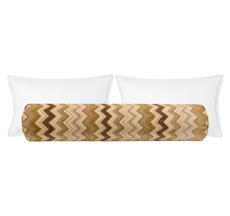 Bolsters for Writing Nooks to Keep the Writer ComfortableTHE BOLSTER :: CAPRIO CUT VELVET // CAMEO