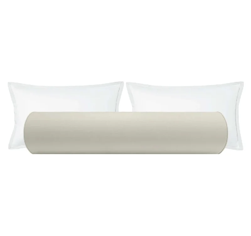 Bolsters for Reiki Sessions to Create a Comfortable EnvironmentTHE BOLSTER :: CLASSIC LINEN // DOVE GREY