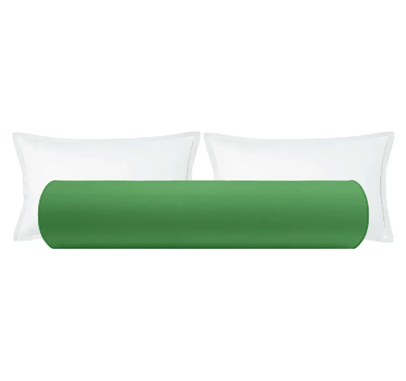 Bolsters for Sewing Rooms to Keep the Sewist ComfortableTHE BOLSTER :: CLASSIC LINEN // KELLY GREEN