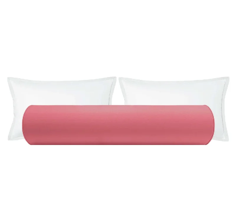 Bolsters for Writing Nooks to Keep the Writer ComfortableTHE BOLSTER :: CLASSIC LINEN // ROSÉ PINK