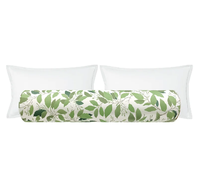 Bolsters for Music Rooms to Use While Playing InstrumentsTHE BOLSTER :: DOGWOOD LEAF // IVORY | SCHUMACHER